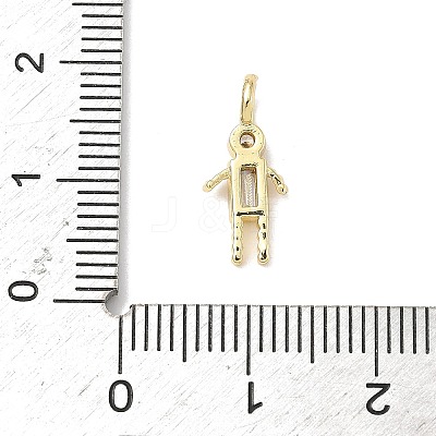 Brass Micro Pave Cubic Zirconia Pendants ZIRC-I356-17G-A01-1