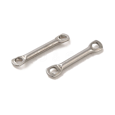 Non-Tarnish 304 Stainless Steel Connector Charms STAS-Q323-06A-P-1