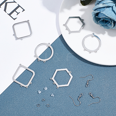 DIY 304 Stainless Steel Chandelier Earring Making Kits DIY-UN0002-07-1