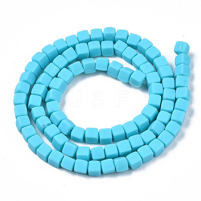 Handmade Polymer Clay Beads Strands X-CLAY-N008-061-05-1