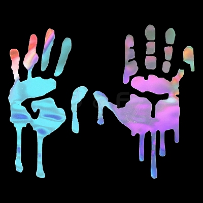 Car Decals- 1 Pcs Hand Car Hood Sticker ST-F711-2-1
