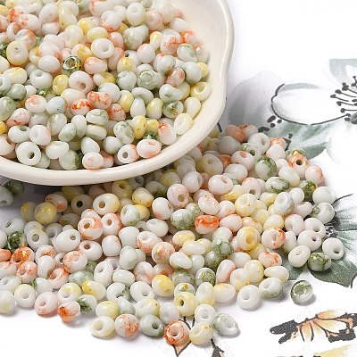 Baking Paint Glass Seed Beads SEED-F006-01A-11-1