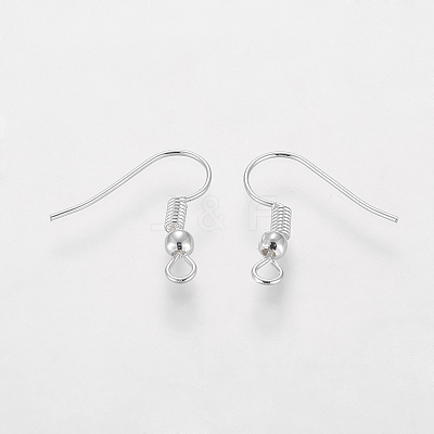 Grade A Silver Color Plated Iron Earring Hooks LS-X-EC135-S-NF-1