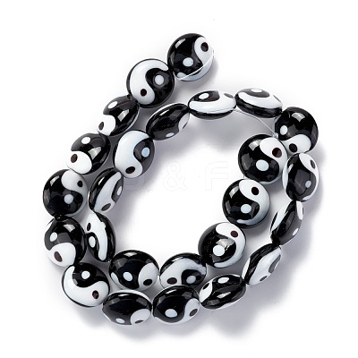 Handmade Lampwork Beads Strands LAMP-D015-10-1