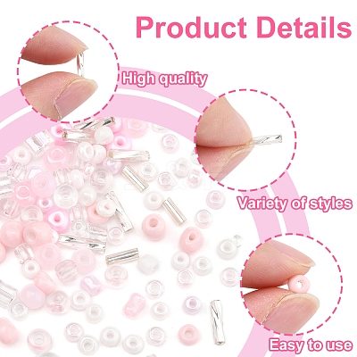 2 Sets Glass Seed Beads DIY-FS0008-27C-1