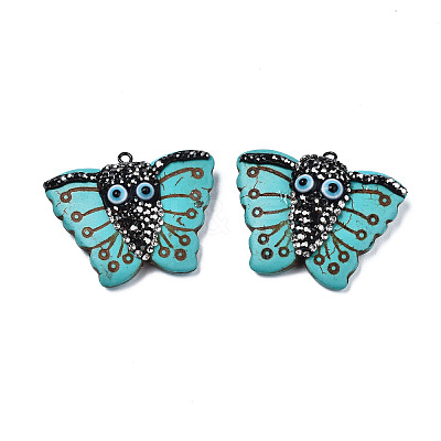 Synthetic Turquoise Pendants TURQ-N213-02-1