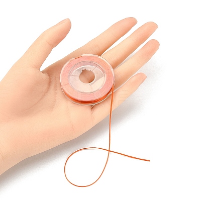 7 Rolls 7 Colors Flat Elastic Crystal String Set EW-YW0001-09-1