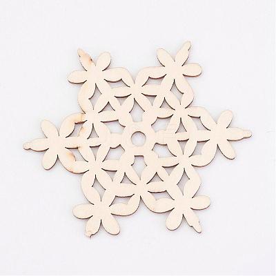 Undyed Natural Wooden Beads WOOD-K005-17-1