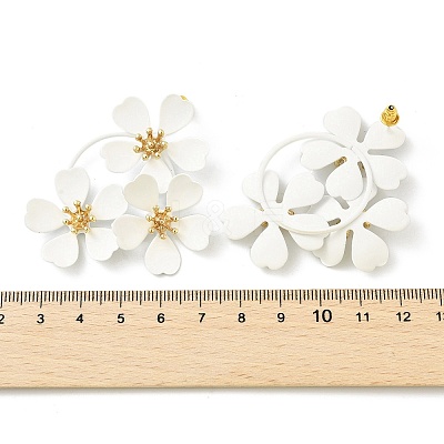 Alloy Stud Earrings EJEW-K304-06-1