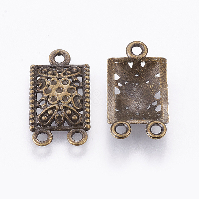 Tibetan Style Alloy Chandelier Component Links LS-X-MLF0707Y-NF-1