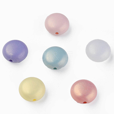 Spray Painted Acrylic Beads MACR-N006-17-C01-1