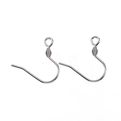 Tarnish Resistant 304 Stainless Steel Earring Hooks STAS-D448-038P-1