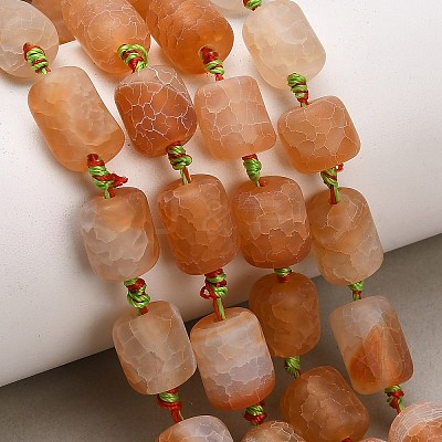 Natural Weathered Agate Beads Strands G-A321-D02-01B-1