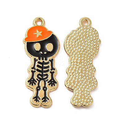 Alloy Enamel Pendants ENAM-G211-02G-03-1