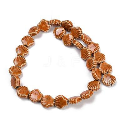 Handmade Porcelain Beads Strands PORC-Q002-01A-10-1