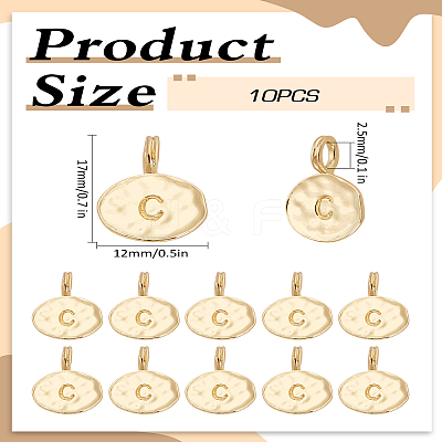 10Pcs Alloy Pendants FIND-LP0003-36C-1