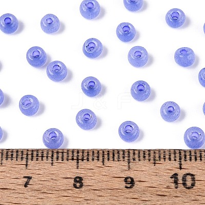 6/0 Transparent Inside Colours Glass Seed Beads SEED-N008-08E-1