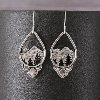 Zinc Alloy Dangle Earrings for Women WG56DA6-01-1