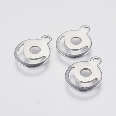 Tarnish Resistant 201 Stainless Steel Charms STAS-F139-007P-1