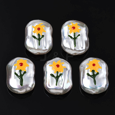 ABS Plastic Imitation Pearl Beads KY-N015-92-1