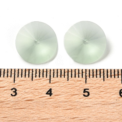 Frosted Glass Rhinestone Cabochons RGLA-G022-01B-238-1