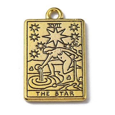 Zinc Alloy Pendants PALLOY-WH0105-05A-AG-1