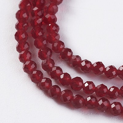 Glass Beads Strands EGLA-E057-02B-14-1