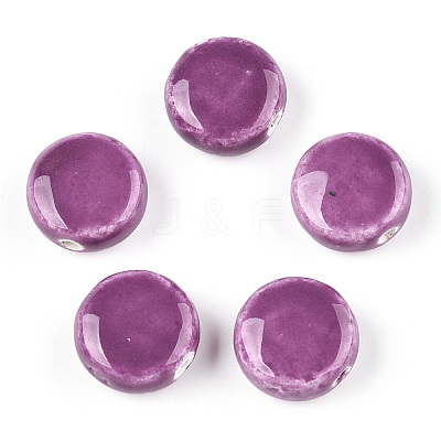 Handmade Porcelain Beads X-PORC-Q215-15x14mm-01-1