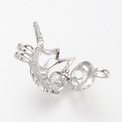Alloy Diffuser Locket Pendants X-PALLOY-S062-22-1