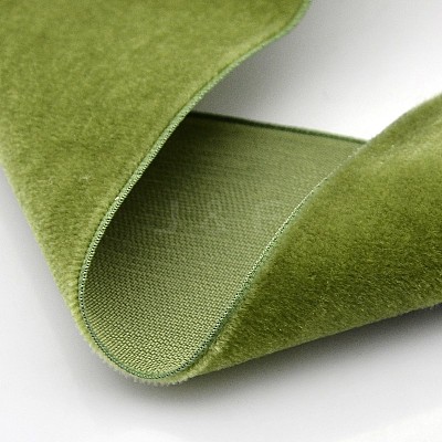 Polyester Velvet Ribbon for Gift Packing and Festival Decoration SRIB-M001-4mm-570-1