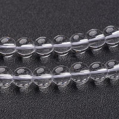 Synthetic Quartz Crystal Beads Strands GSR6mmA039-1-1