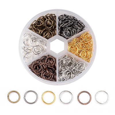 1 Box Brass Open Jump Rings KK-JP0007-10mm-1