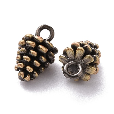 Rack Plating Brass Charms KK-F834-07BAB-1
