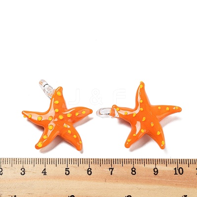 Three-Dimensional Handmade Lampwork Pendants LAMP-D020-01A-1
