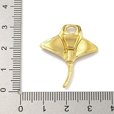 Ion Plating(IP) 304 Stainless Steel Pave Paua Shell Pendants X-STAS-S146-13P-1
