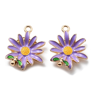 Alloy Enamel Pendants FIND-H016-01G-01-1