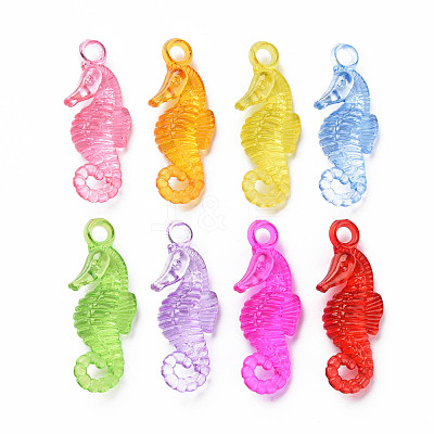 Transparent Acrylic Pendants MACR-N013-042-1