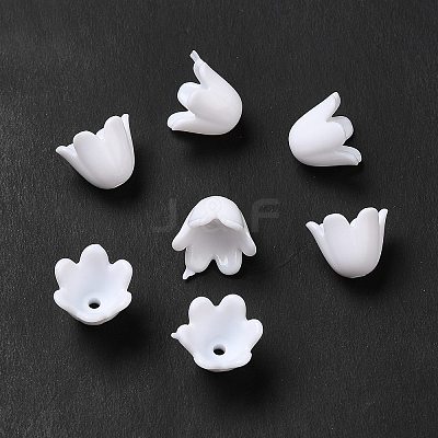 Opaque Acrylic Bead Caps LS-MACR-J123-26-1