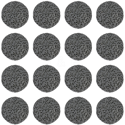 24Pcs Unwaxed Natural Lava Rock Beads G-PA0002-11A-1
