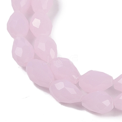 Electroplate Imitation Jade Glass Beads Strands EGLA-N013-J10mm-D01-1