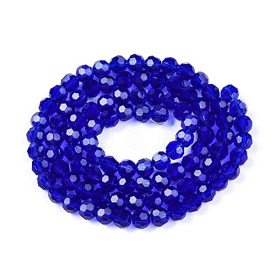 Transparent Glass Beads X-EGLA-A035-T8mm-D06-1
