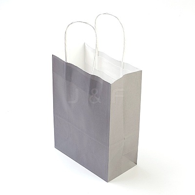Pure Color Kraft Paper Bags LS-AJEW-G020-C-07-1