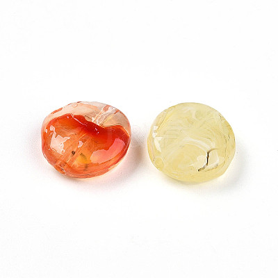 Transparent Acrylic Beads TACR-T028-41F-1