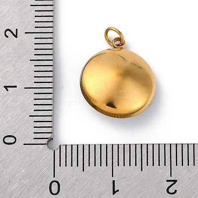 High Polished 316 Stainless Steel Faceted Glass Pendants STAS-K258-46G-08-1