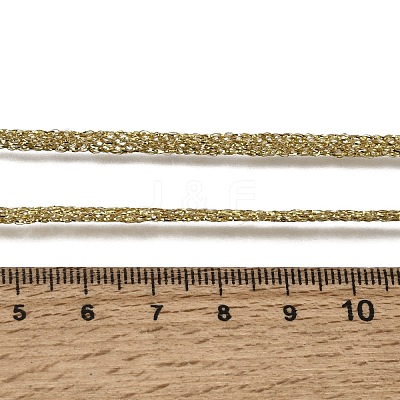 3.5MM Polyester Metallic Cord Braided Cord Necklace Making FB-CBAA152-01P-08-1