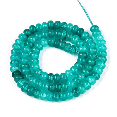 Dyed Natural White Jade Beads Strands X-G-T139-59A-09-1