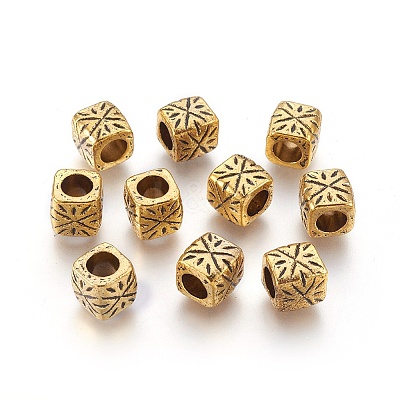Tibetan Style Alloy Spacer Beads X-GLF0986Y-1