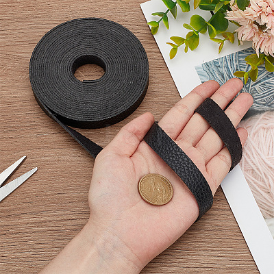 Flat Imitation Leather Cord OCOR-WH0086-69A-01-1