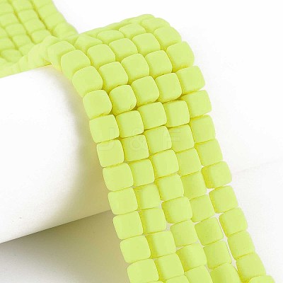 Handmade Polymer Clay Beads Strands X-CLAY-T020-09H-1