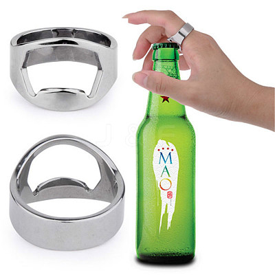 201 Stainless Steel Bottle Opener Finger Rings FS-WG5B935-02-1